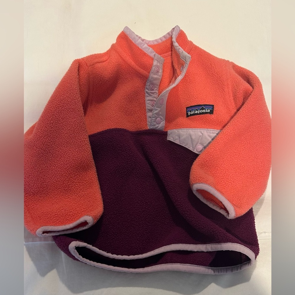 Patagonia Kids Jacket - Orange and Purple